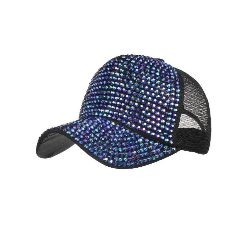 Sequin Cap Blue